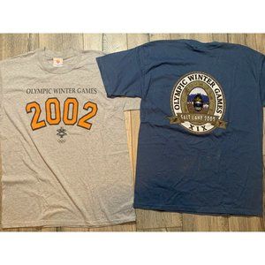 Vintage Salt Lake Winter Olympics Shirt Large